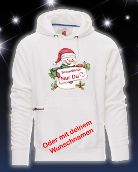 Weihnachts Hoodie mit Wunschname